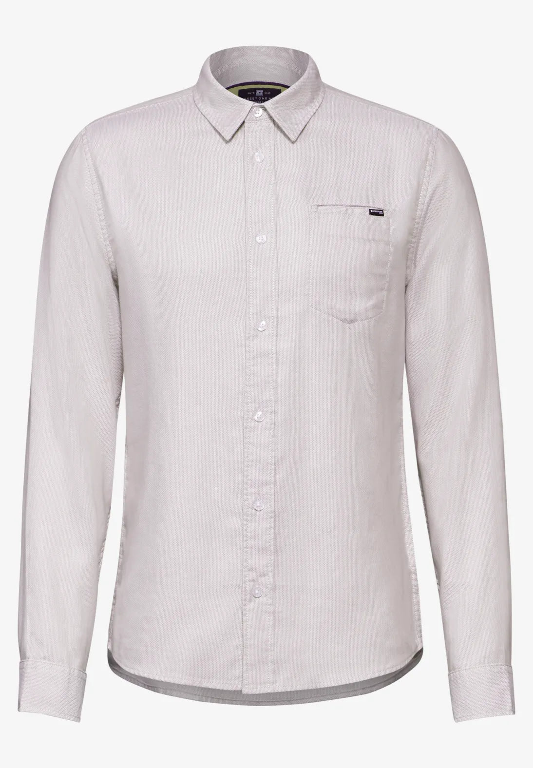 CAMISA ENTALLADA CON BOLSILLO