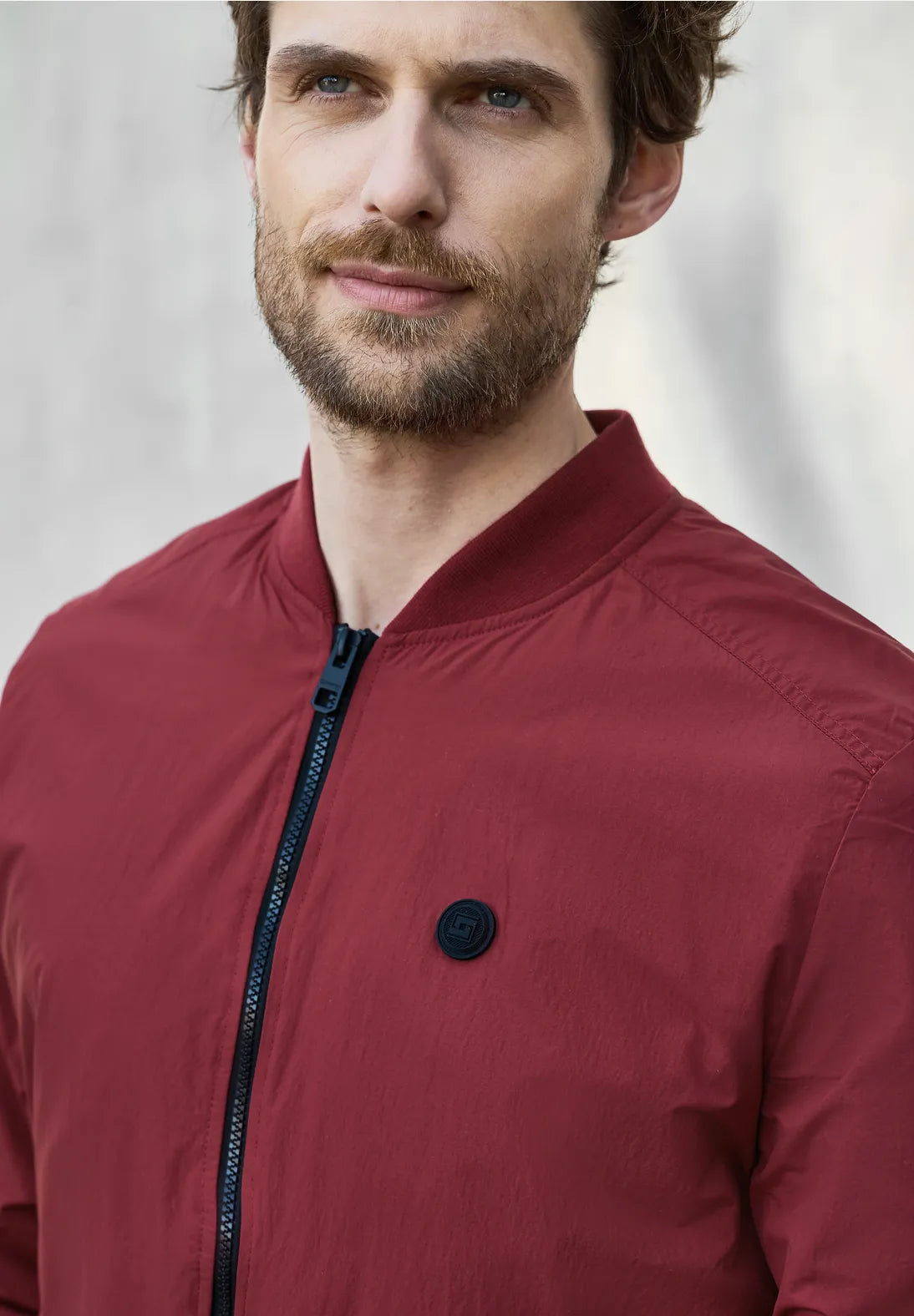 STREET ONE MEN CHAQUETA BOMBER GRANATE DEPORTIVA