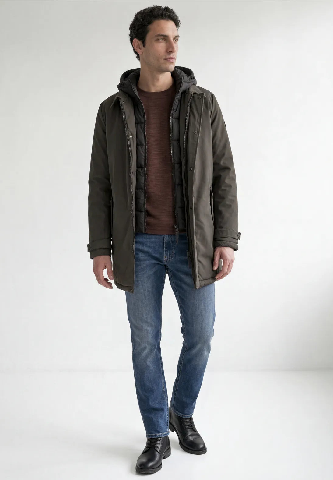 Parka con forro extraible. En3 Calafell