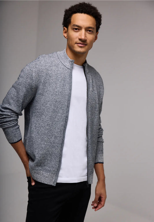 STREET ONE MEN CHAQUETA DE PUNTO BICOLOR