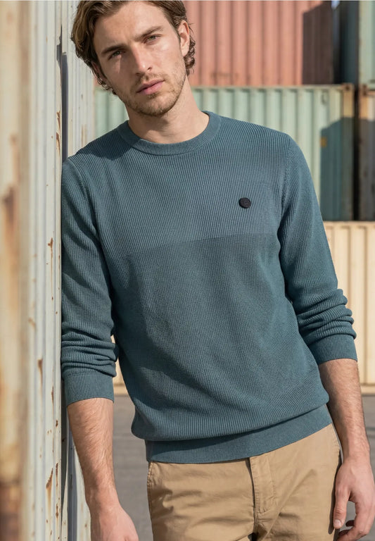 JERSEY DE PUNTO CUELLO REDONDO EFECTO LAVADO STREET ONE