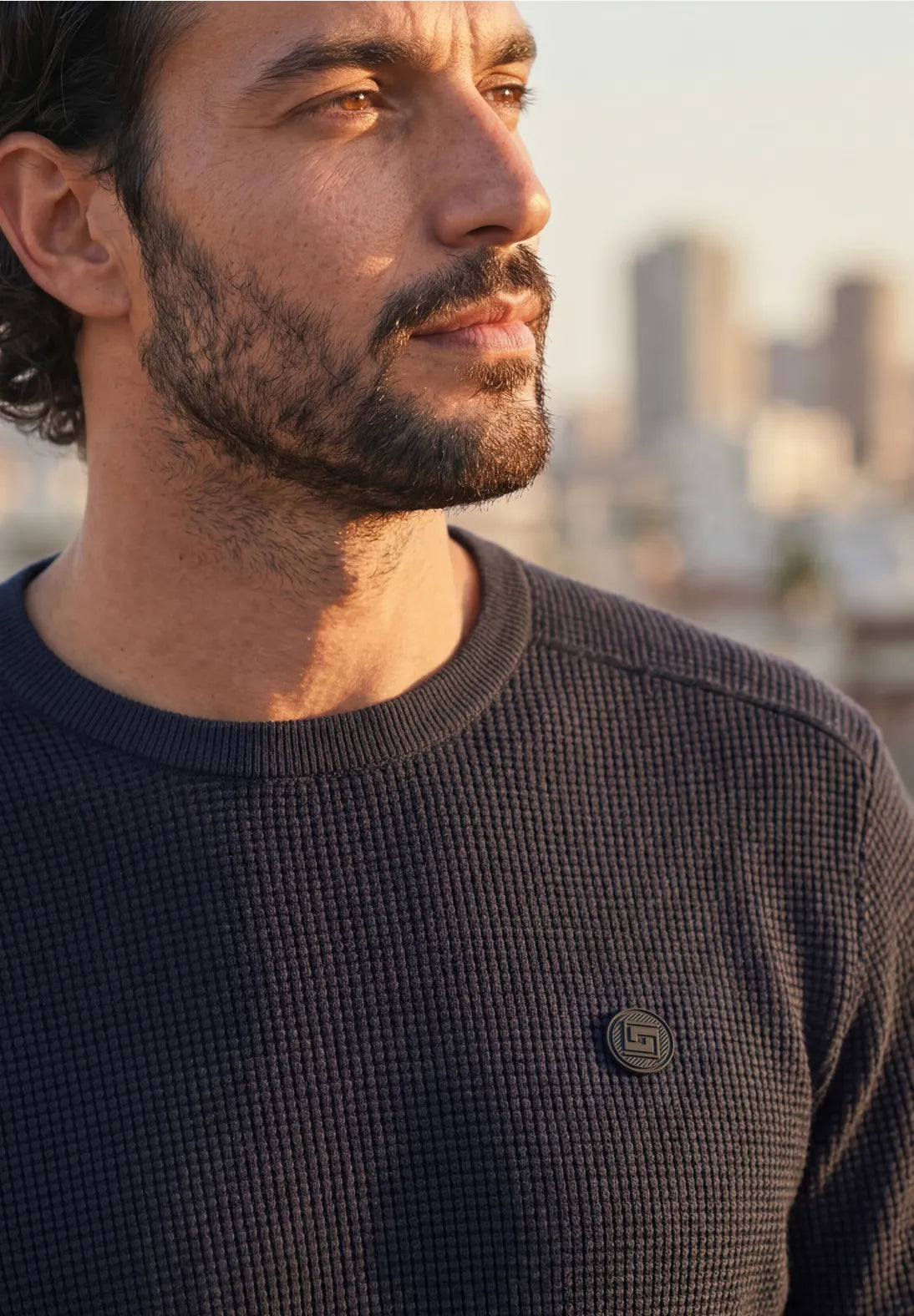 SUDADERA AZUL. EN3CALAFELL