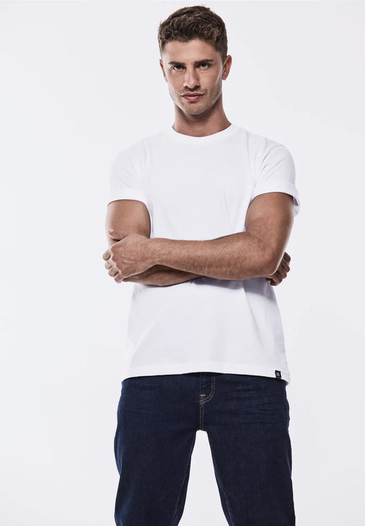 CAMISETA BASICA MANGA CORTA BLANCA