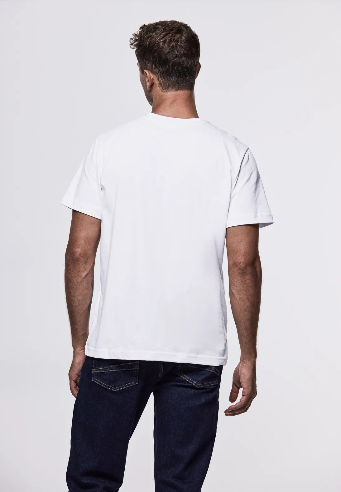 CAMISETA BASICA MANGA CORTA BLANCA