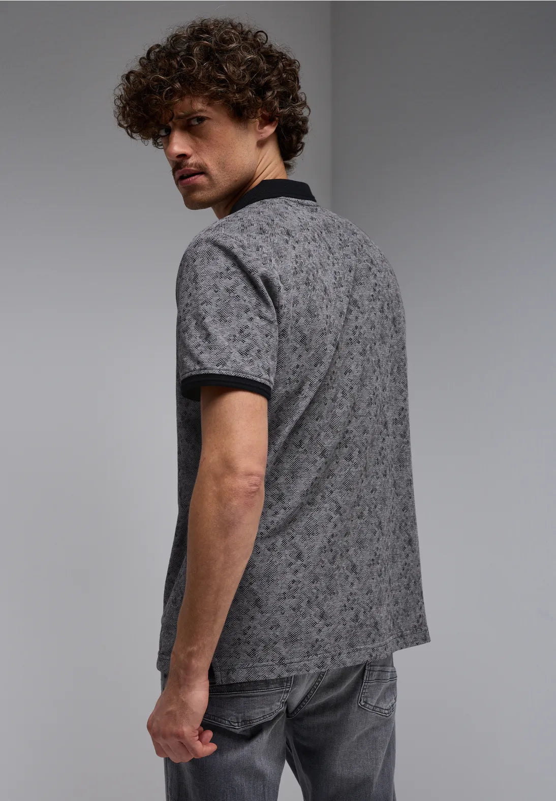 STREET ONE POLO PUNTO OXFORD ESTAMPADO