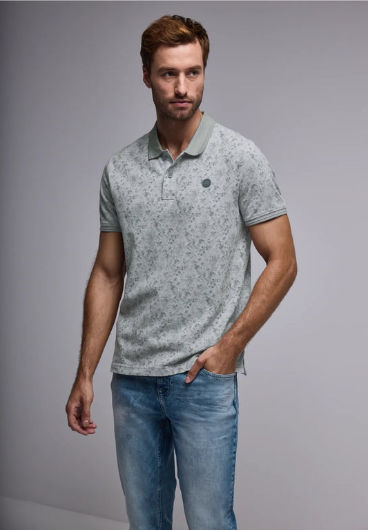 STREET ONE POLO PUNTO OXFORD ESTAMPADO