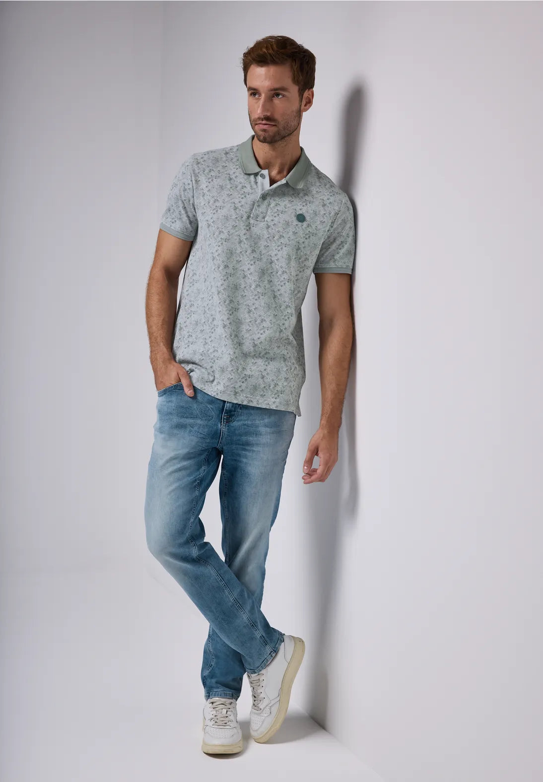 STREET ONE POLO PUNTO OXFORD ESTAMPADO