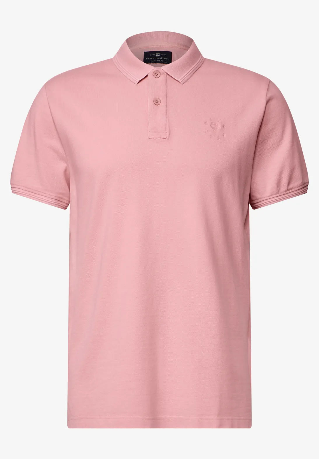 STREET ONE MEN POLO PIQUEE BASICO ROSA