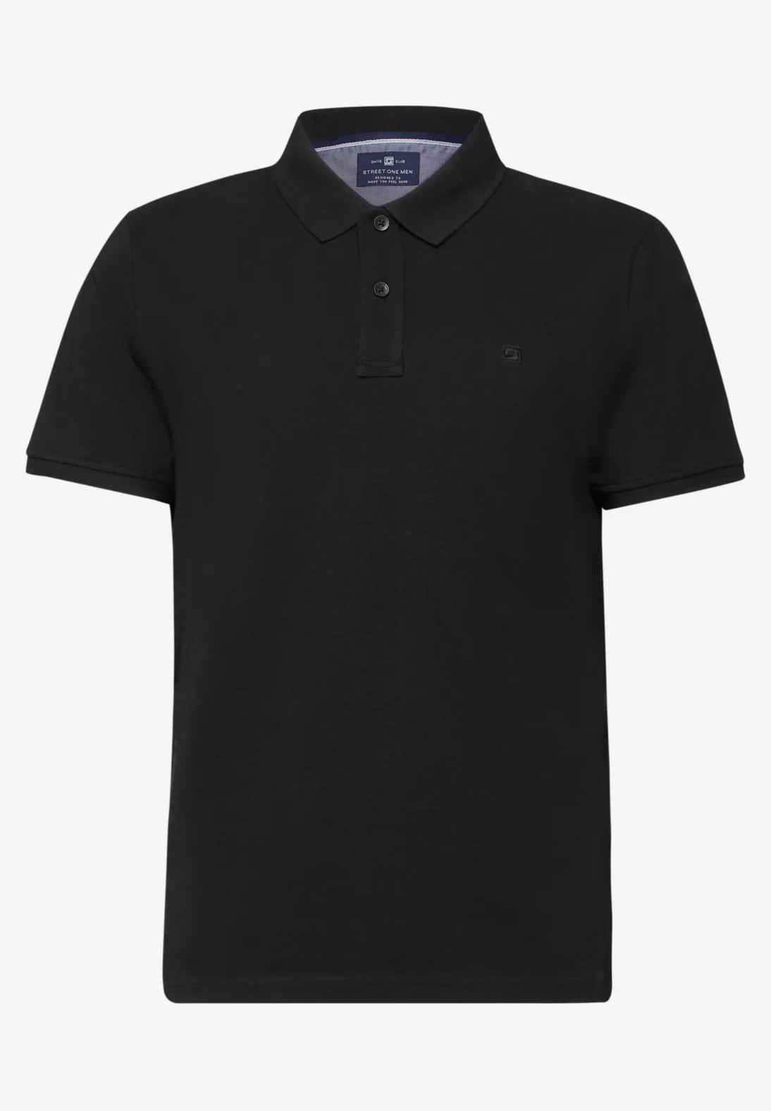POLO BASICO MANGA CORTA NEGRO