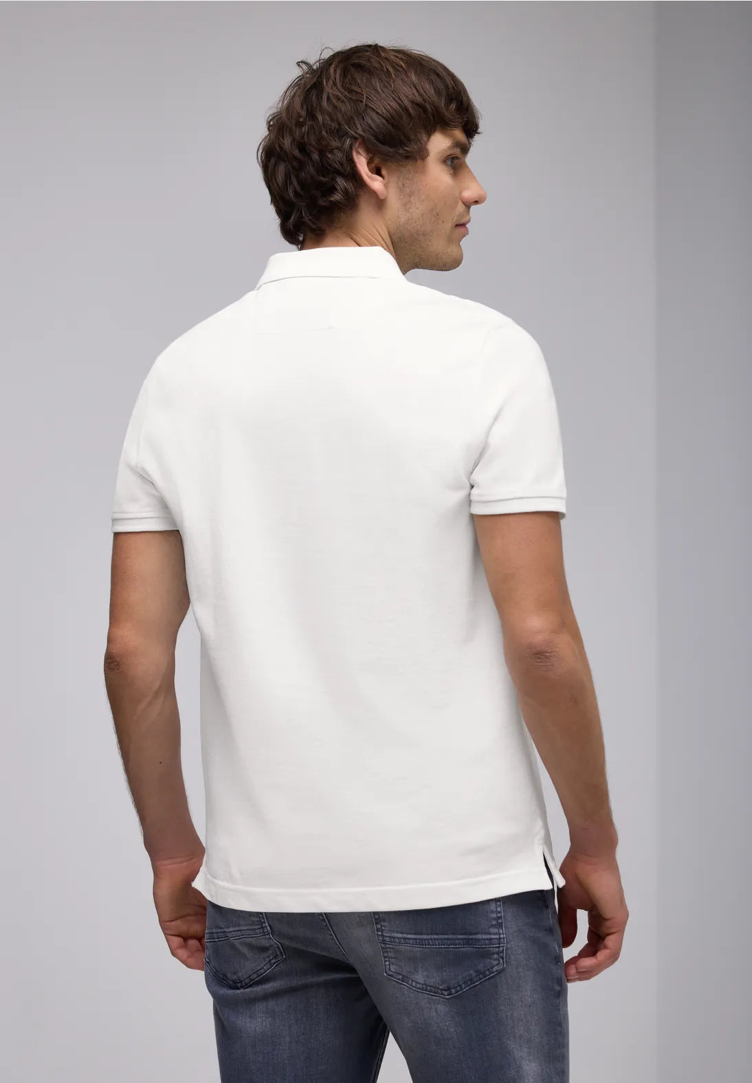 POLO BASICO MANGA CORTA BLANCO
