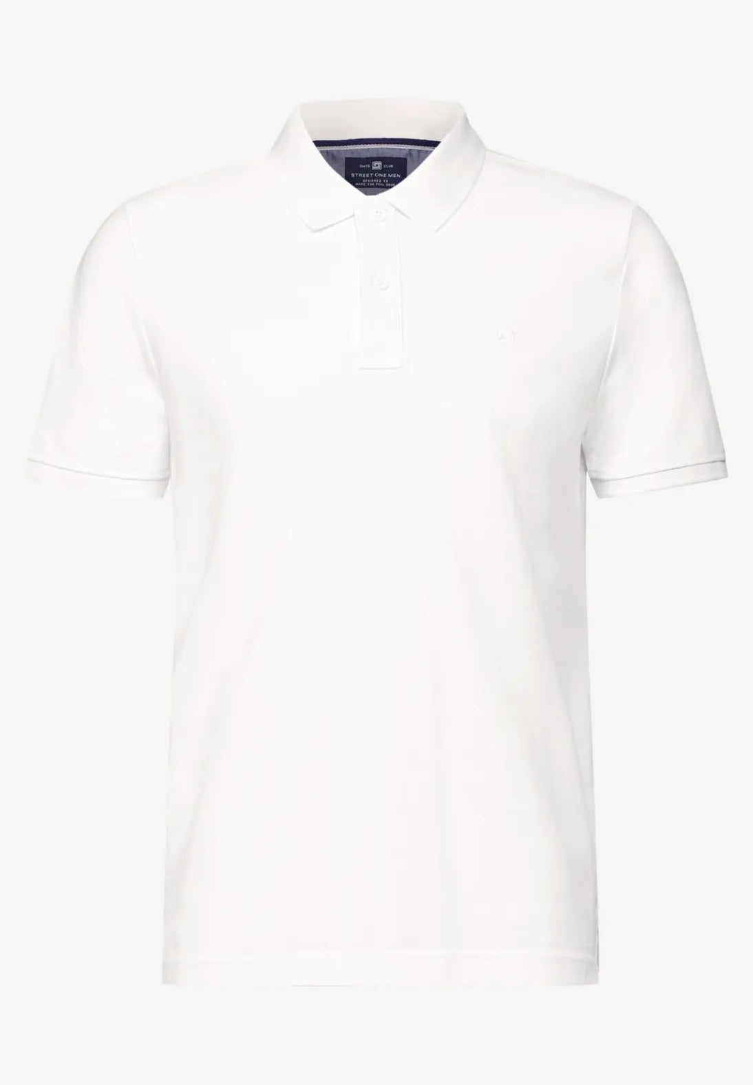 POLO BASICO MANGA CORTA BLANCO
