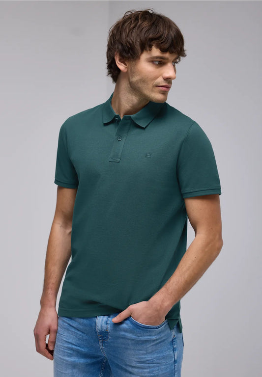 POLO BASICO MANGA CORTA VERDE