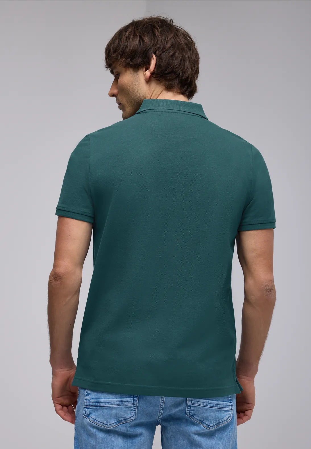 POLO BASICO MANGA CORTA VERDE