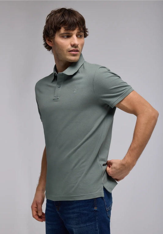 POLO BASICO MANGA CORTA VERDE