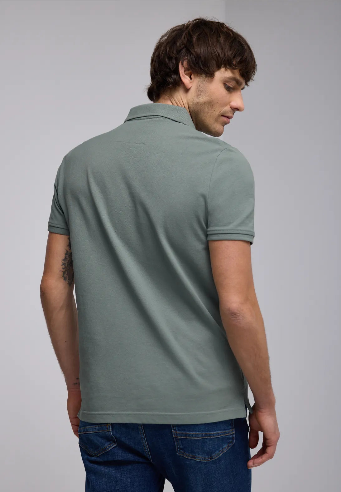 POLO BASICO MANGA CORTA VERDE
