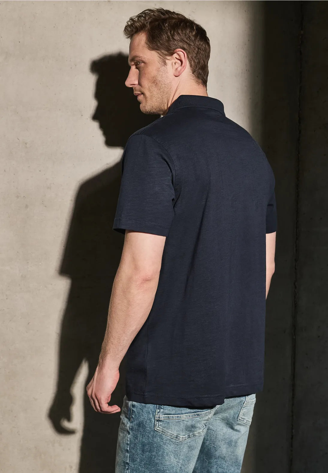 STREET ONE MEN POLO AZUL MARINO