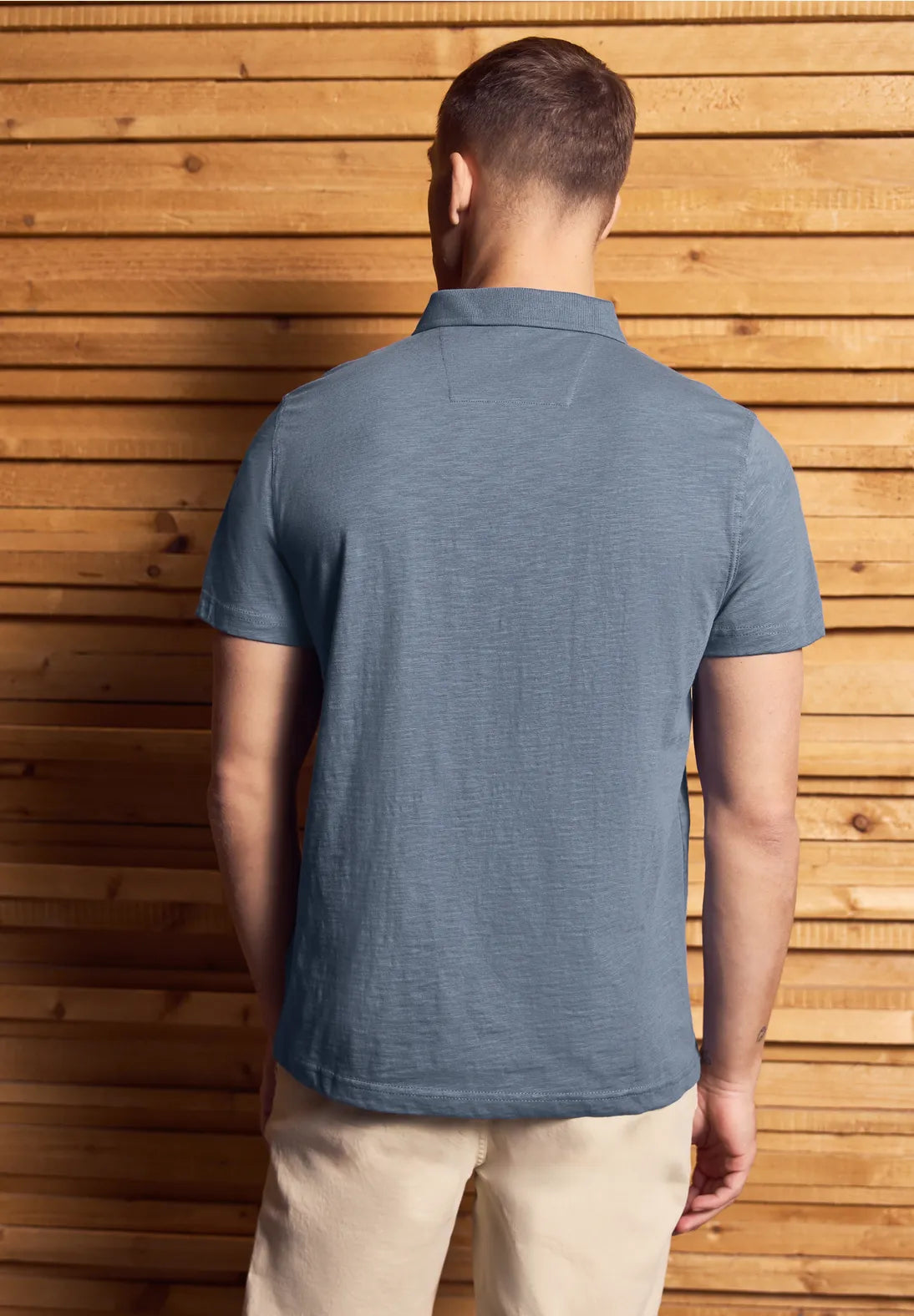 STREET ONE MEN POLO AZUL AGUA