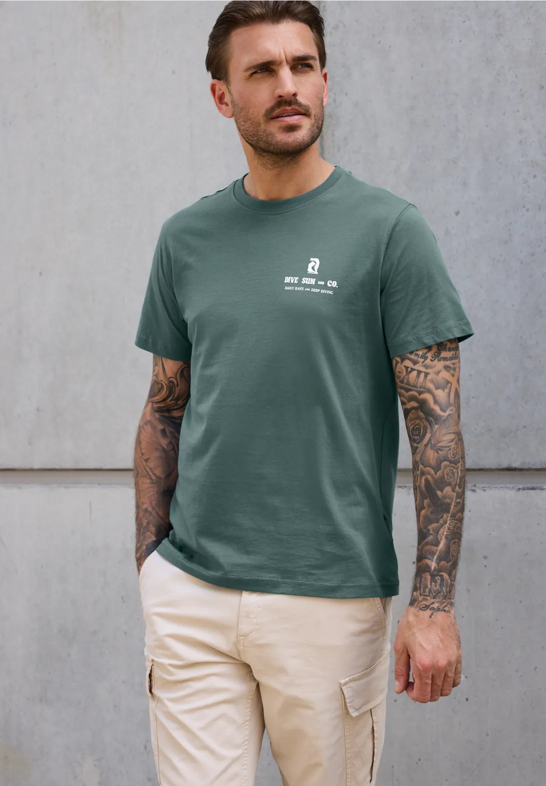 STREET ONE MEN CAMISETA PRINT EN ESPALDA