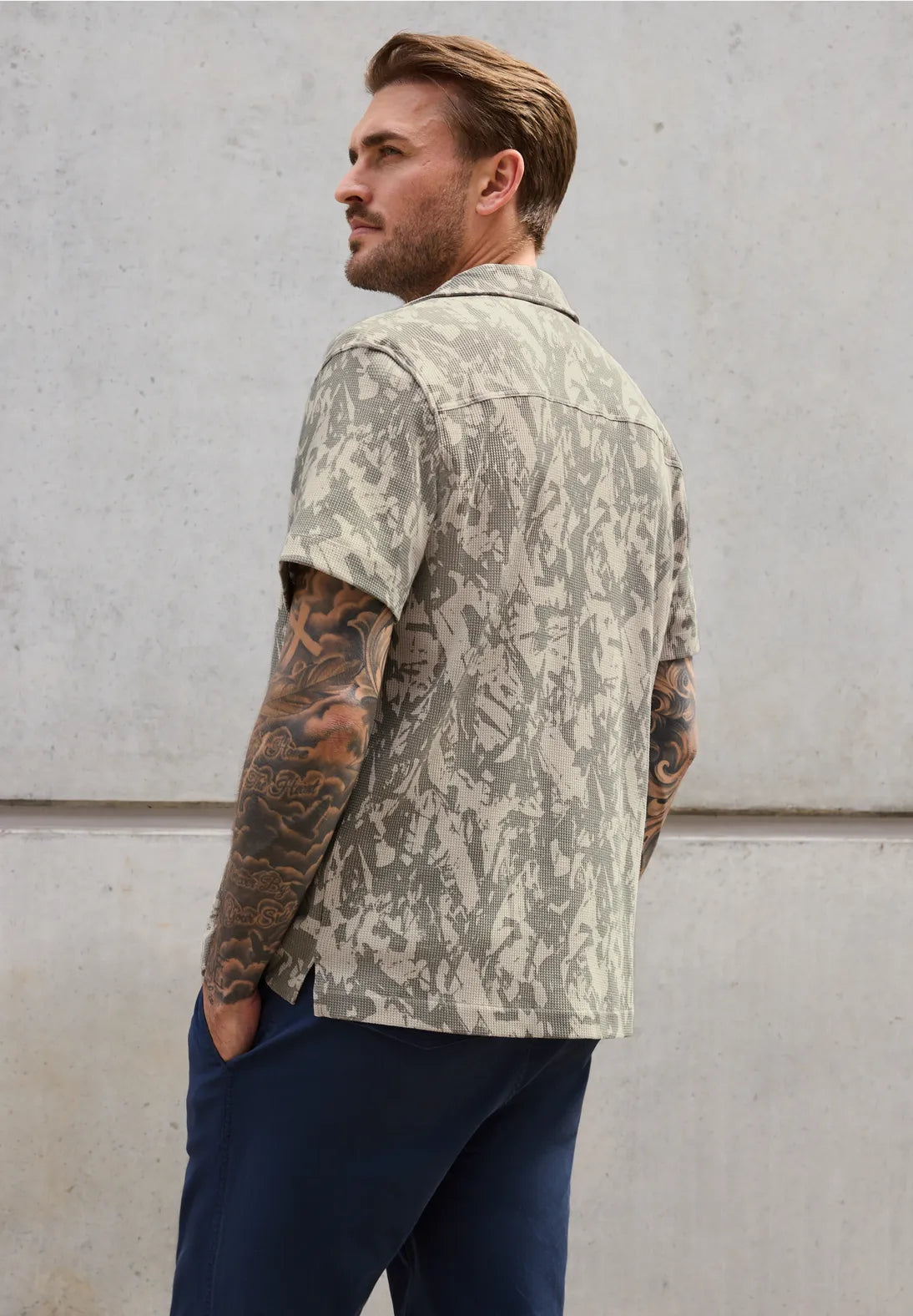 STREET ONE CAMISA ESTAMPADA ELASTICA