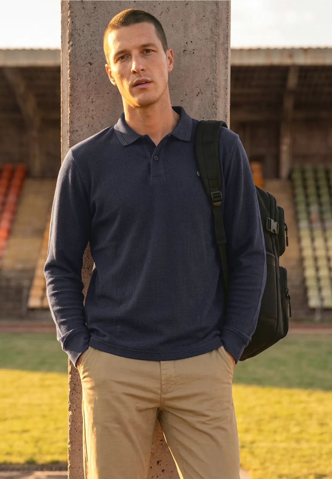 JERSEY TIPO POLO BICOLOR STREET ONE MEN