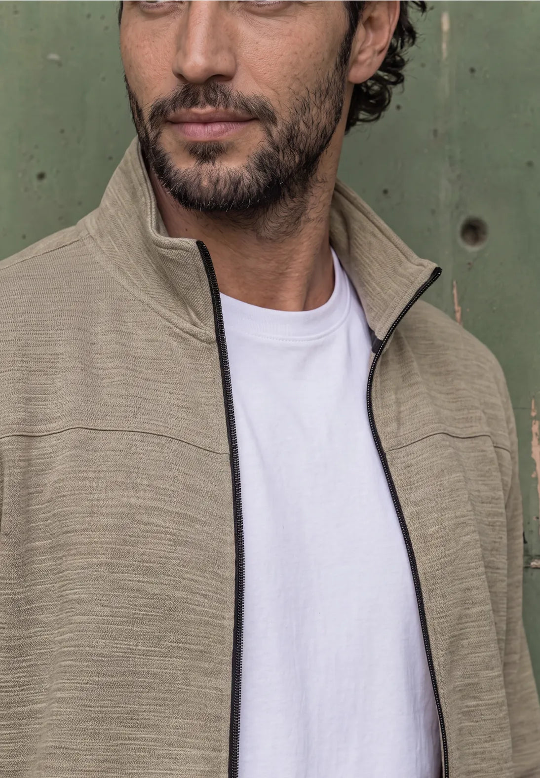 CARDIGAN BEIGE DE ALGODON STREET ONE MEN