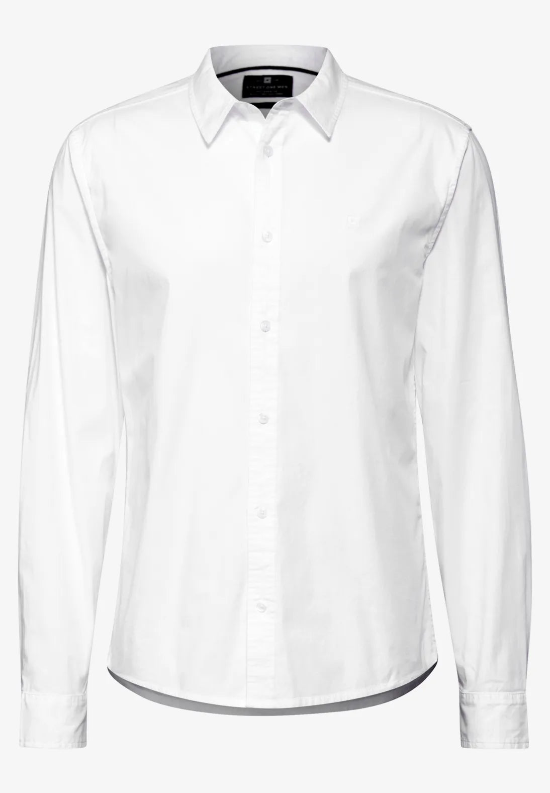 CAMISA POPELINE BLANCA ELASTICA