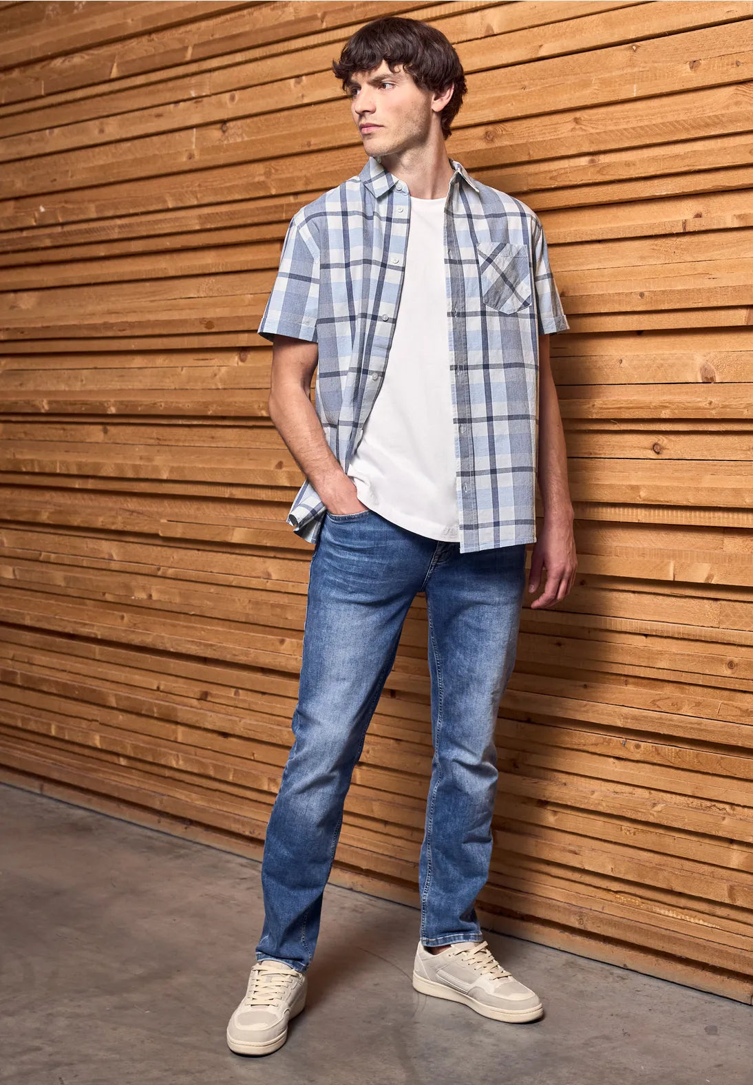 STREET ONE CAMISA MANGA CORTA A CUADROS