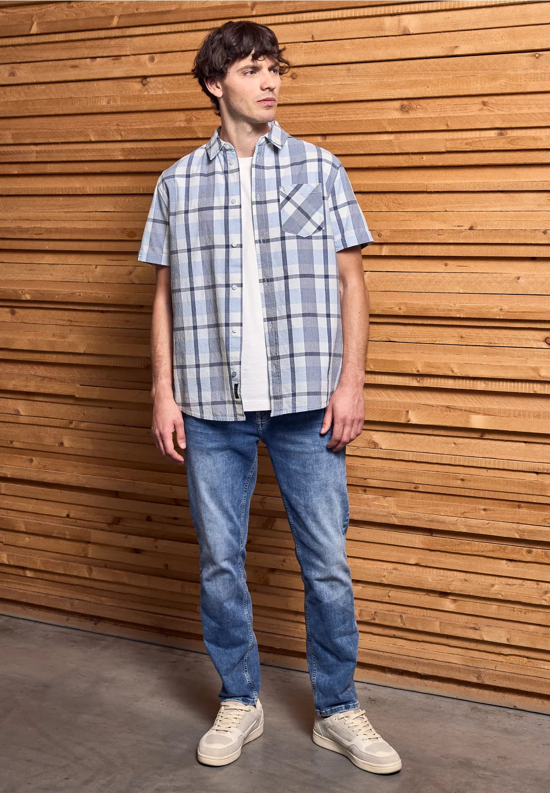 STREET ONE CAMISA MANGA CORTA A CUADROS