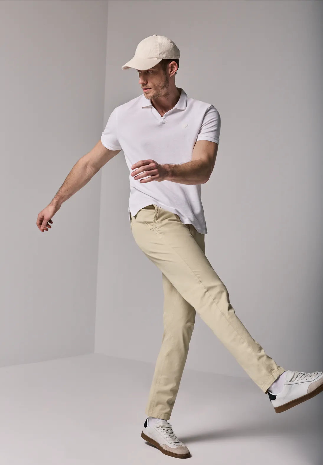 STREET ONE MEN PANTALON CHINO ELASTICO