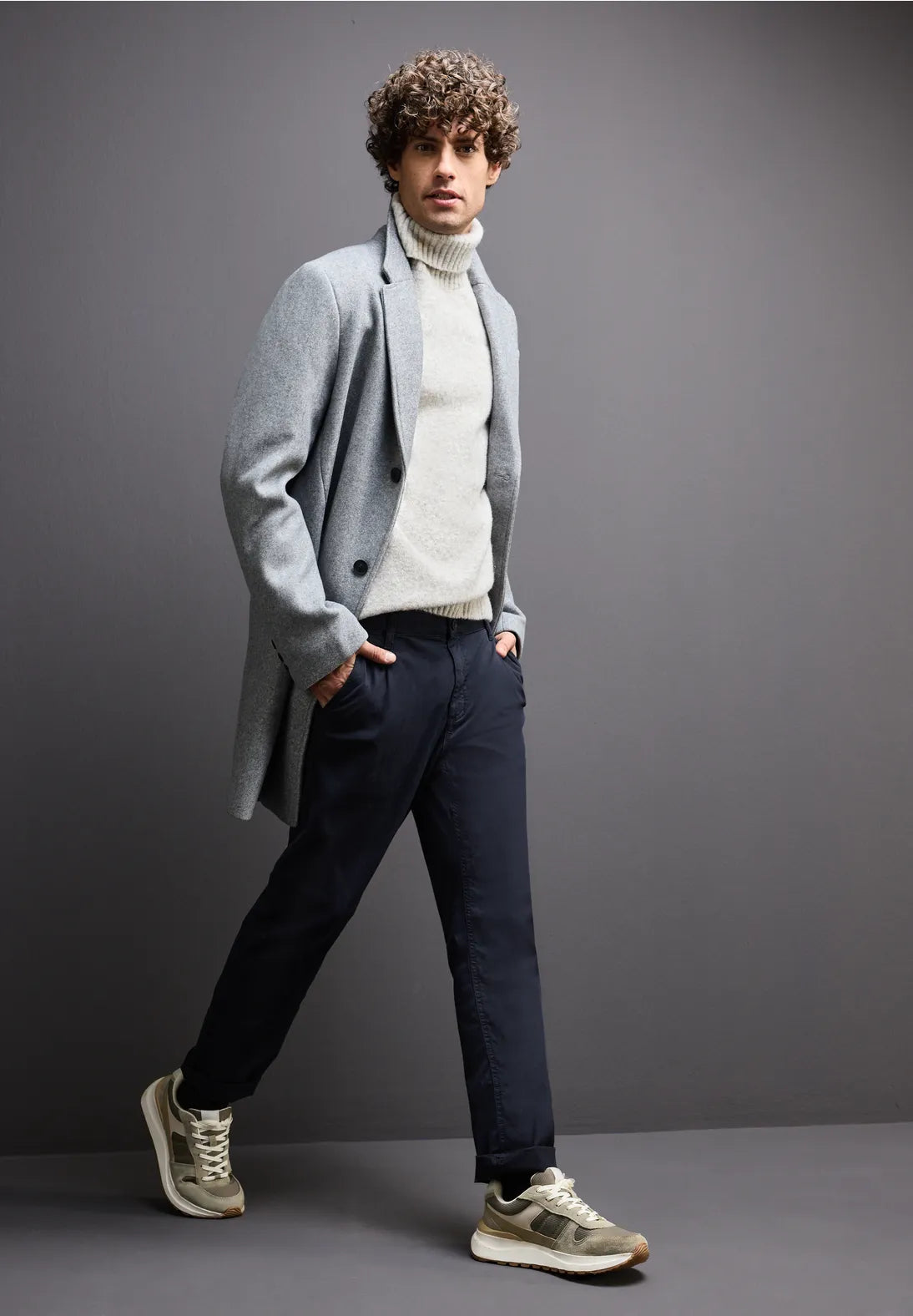 PANTALON TIPO CHINO DE ALGODON ELASTICO
