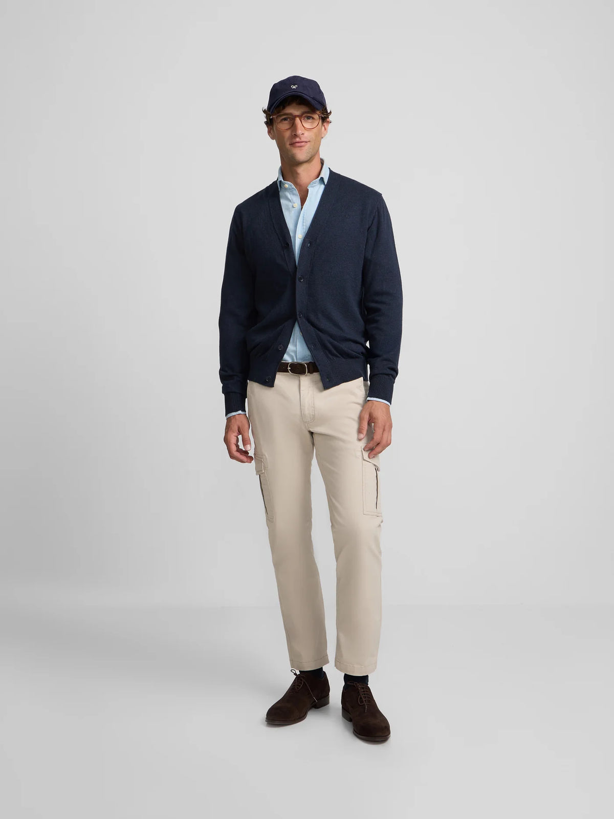 Cardigan Silbon Azul MMarino. EspritCalafell