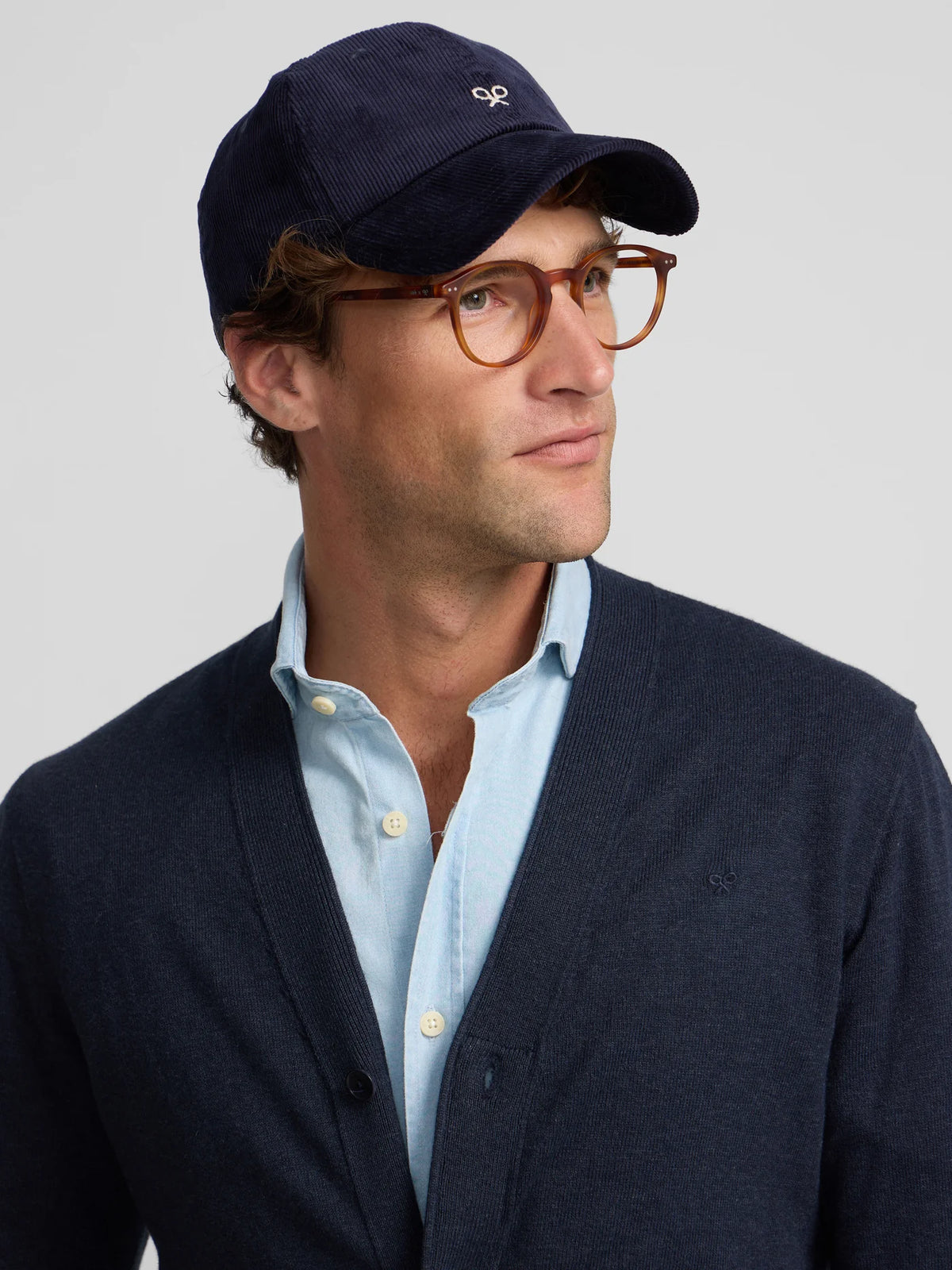 Cardigan Silbon Azul MMarino. EspritCalafell