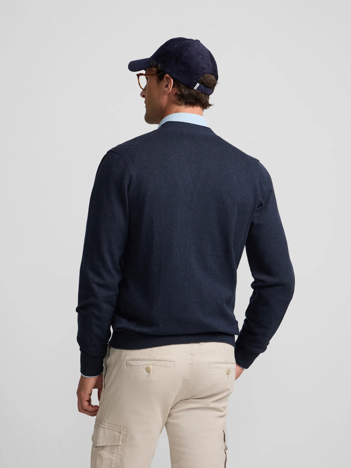 Cardigan Silbon Azul MMarino. EspritCalafell