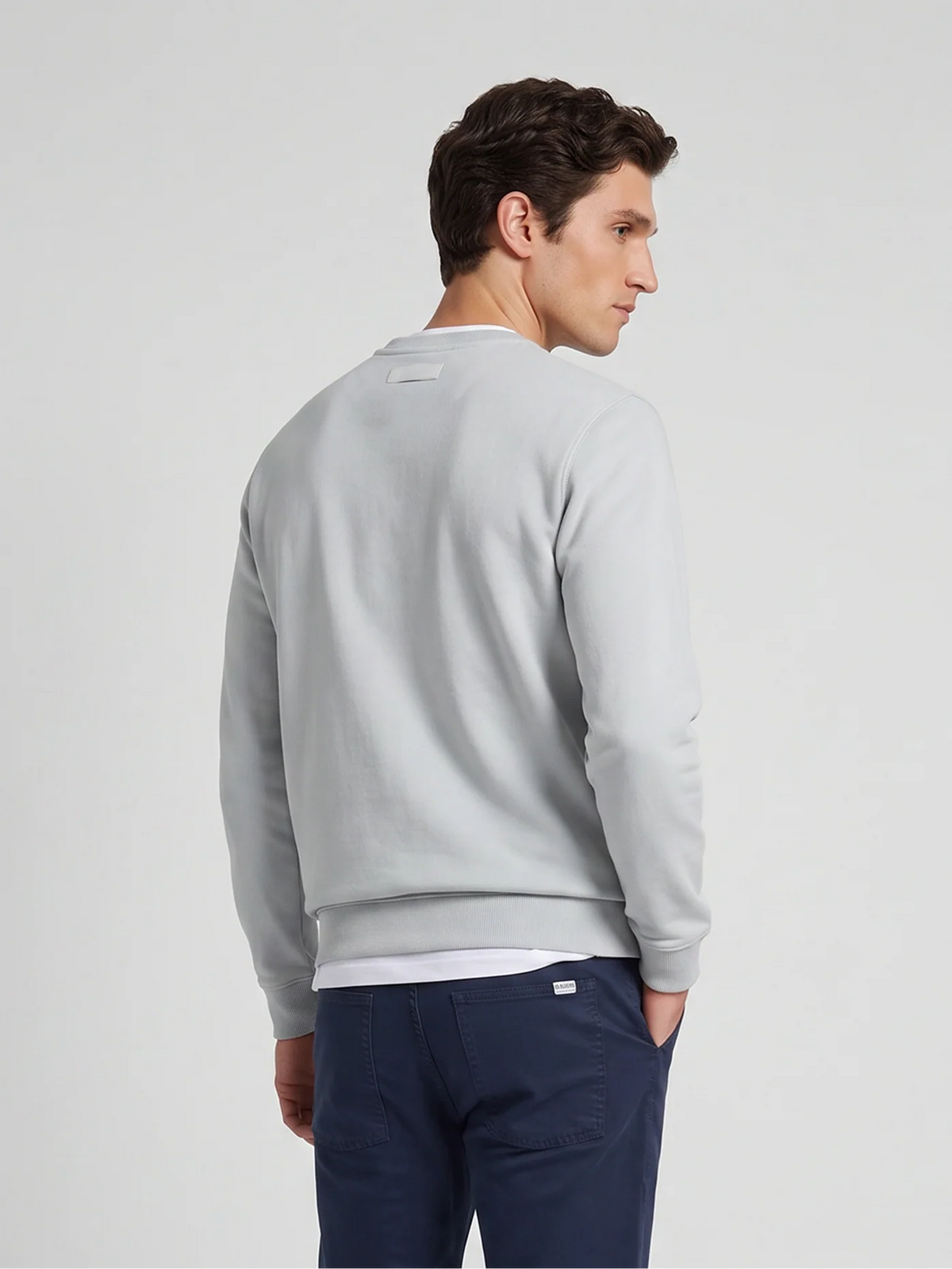 Silbon sudadera gris logo relieve. EspritCalafell