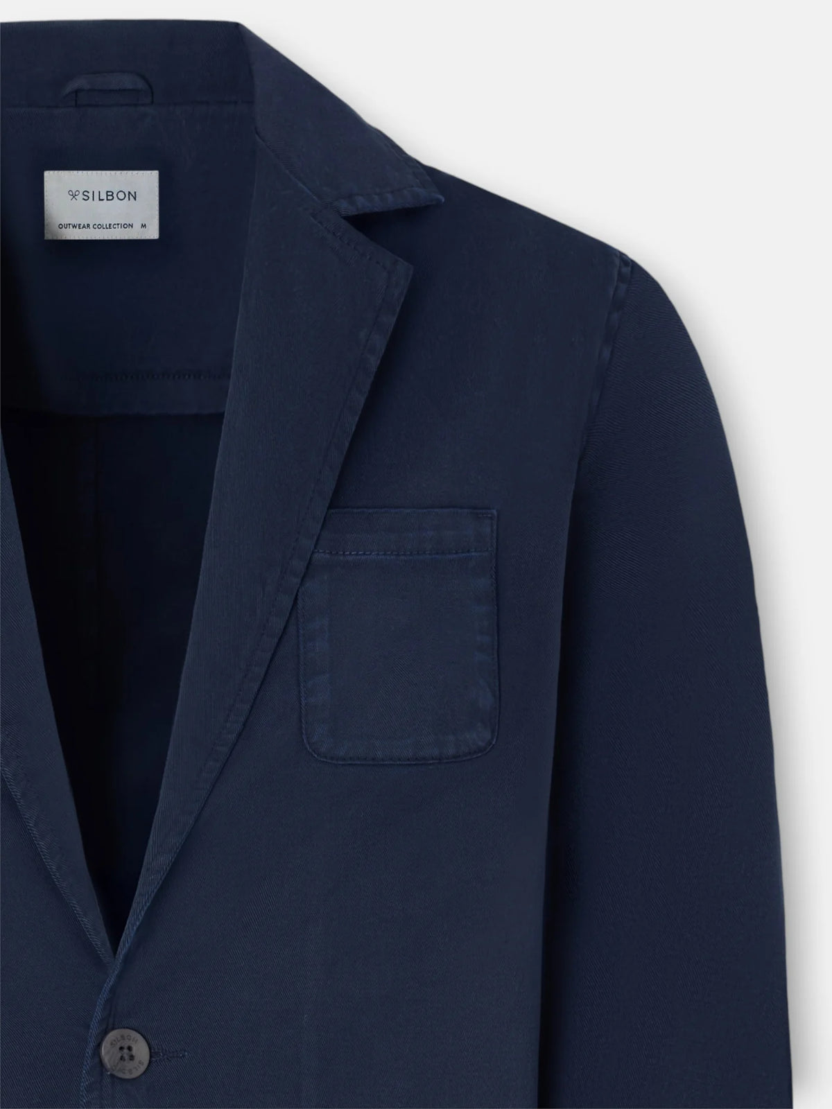 Silbon semiblazer azul marino. EspritCalafell