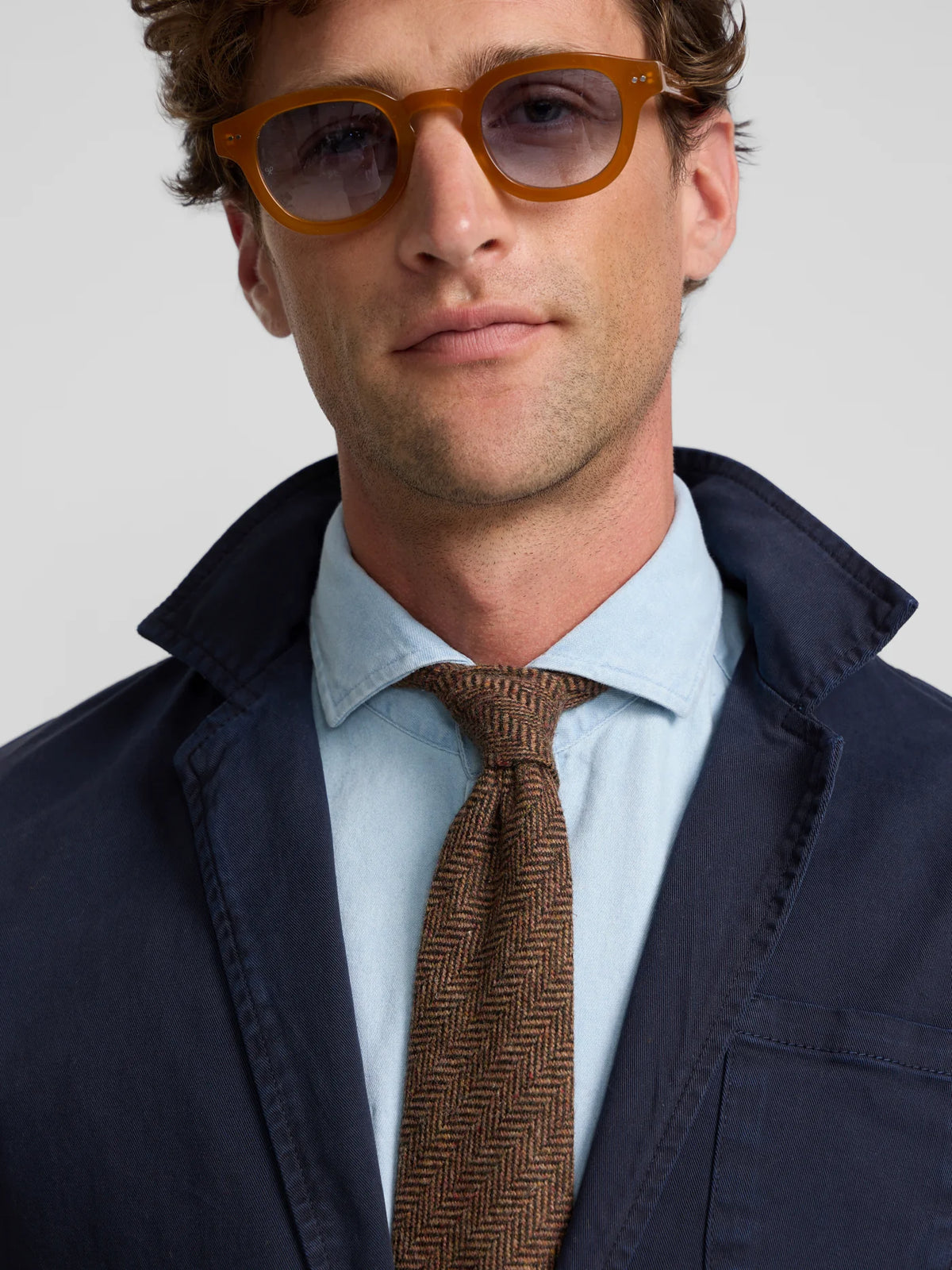 Silbon semiblazer azul marino. EspritCalafell