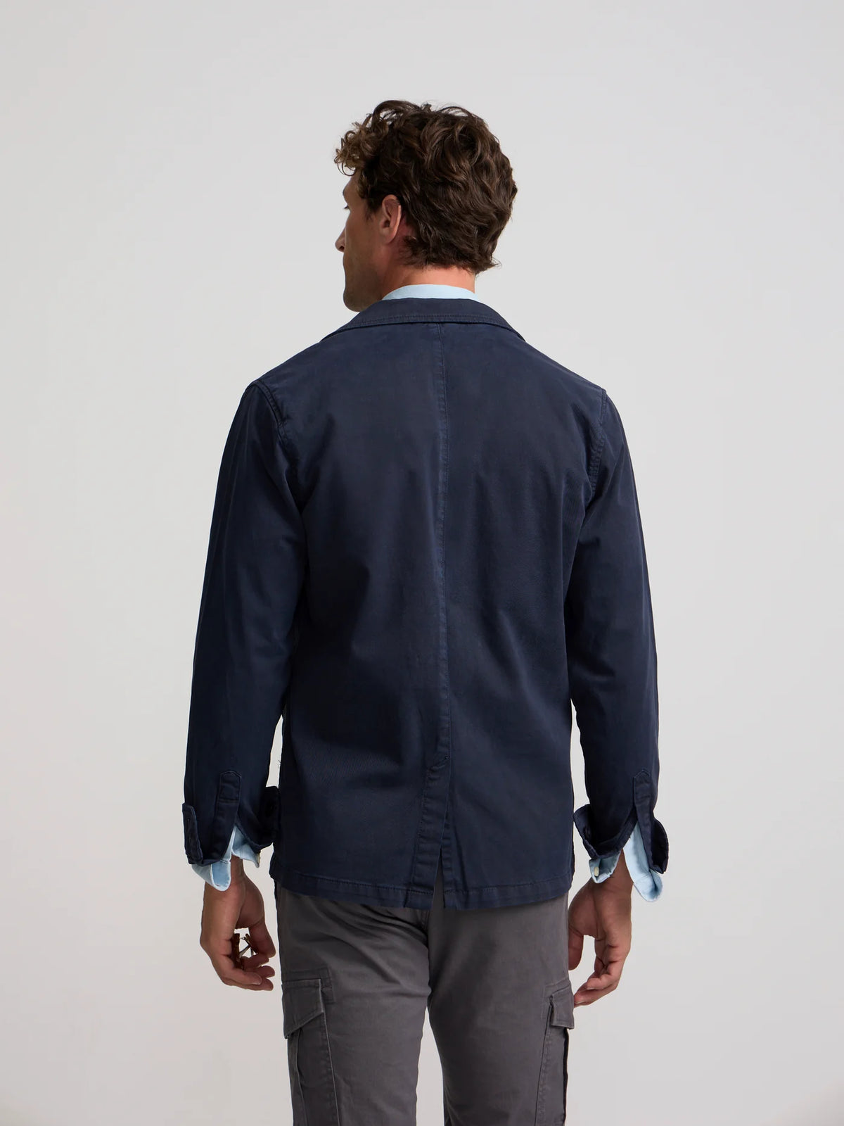 SILBON SEMIBLAZER AZUL MARINO