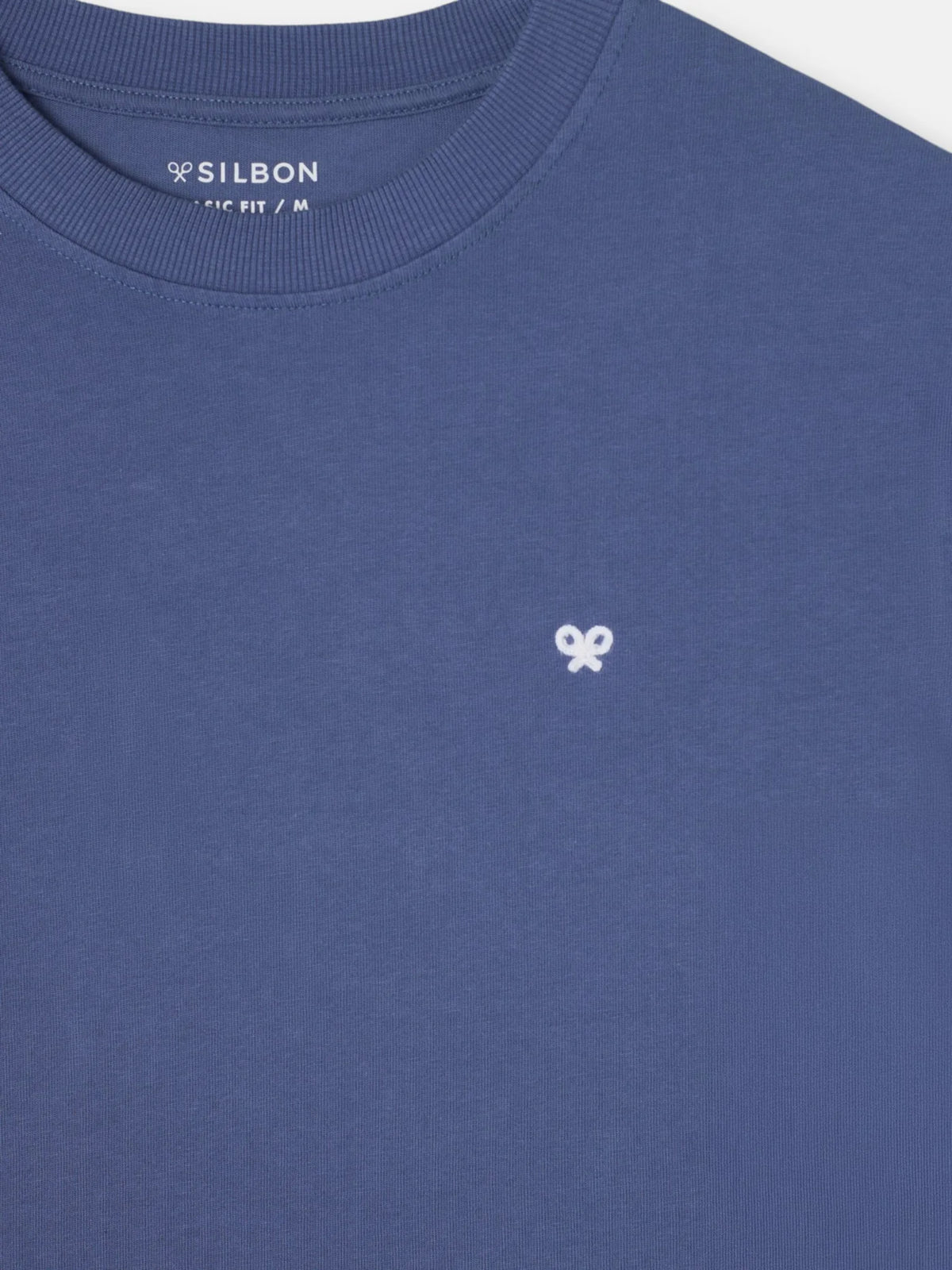 Silbon camiseta azul indigo les Raquettes. EspritCalafell