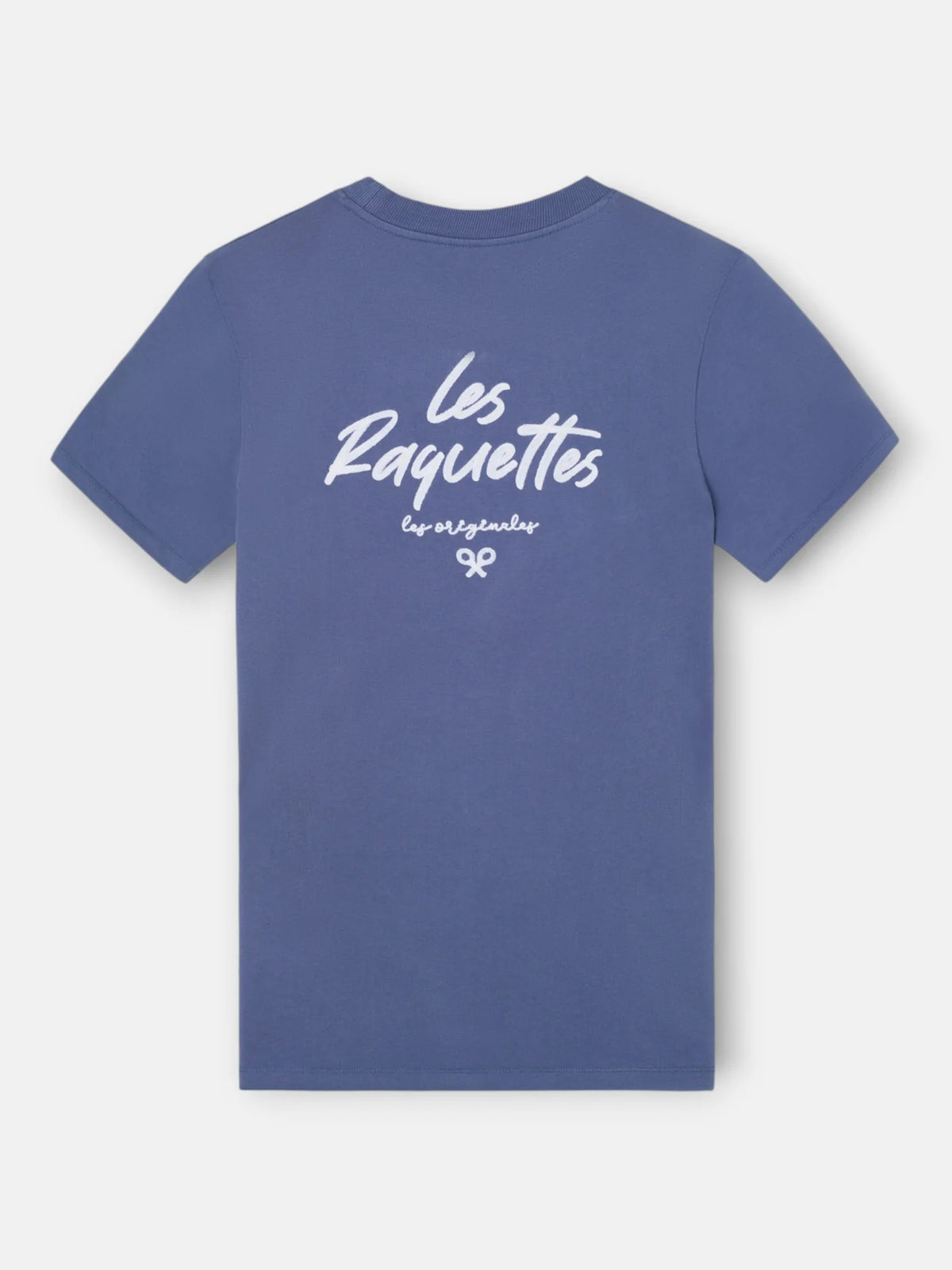 Silbon camiseta azul indigo les Raquettes. EspritCalafell