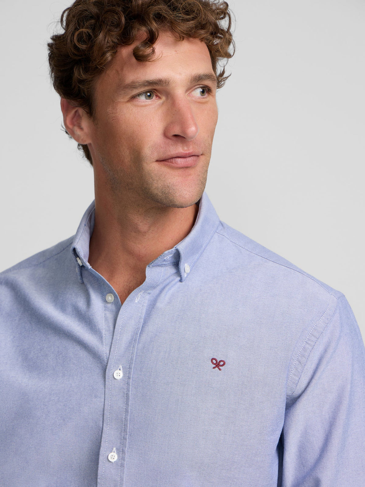 Silbon camisa vestir oxford navy. EspritCalafell