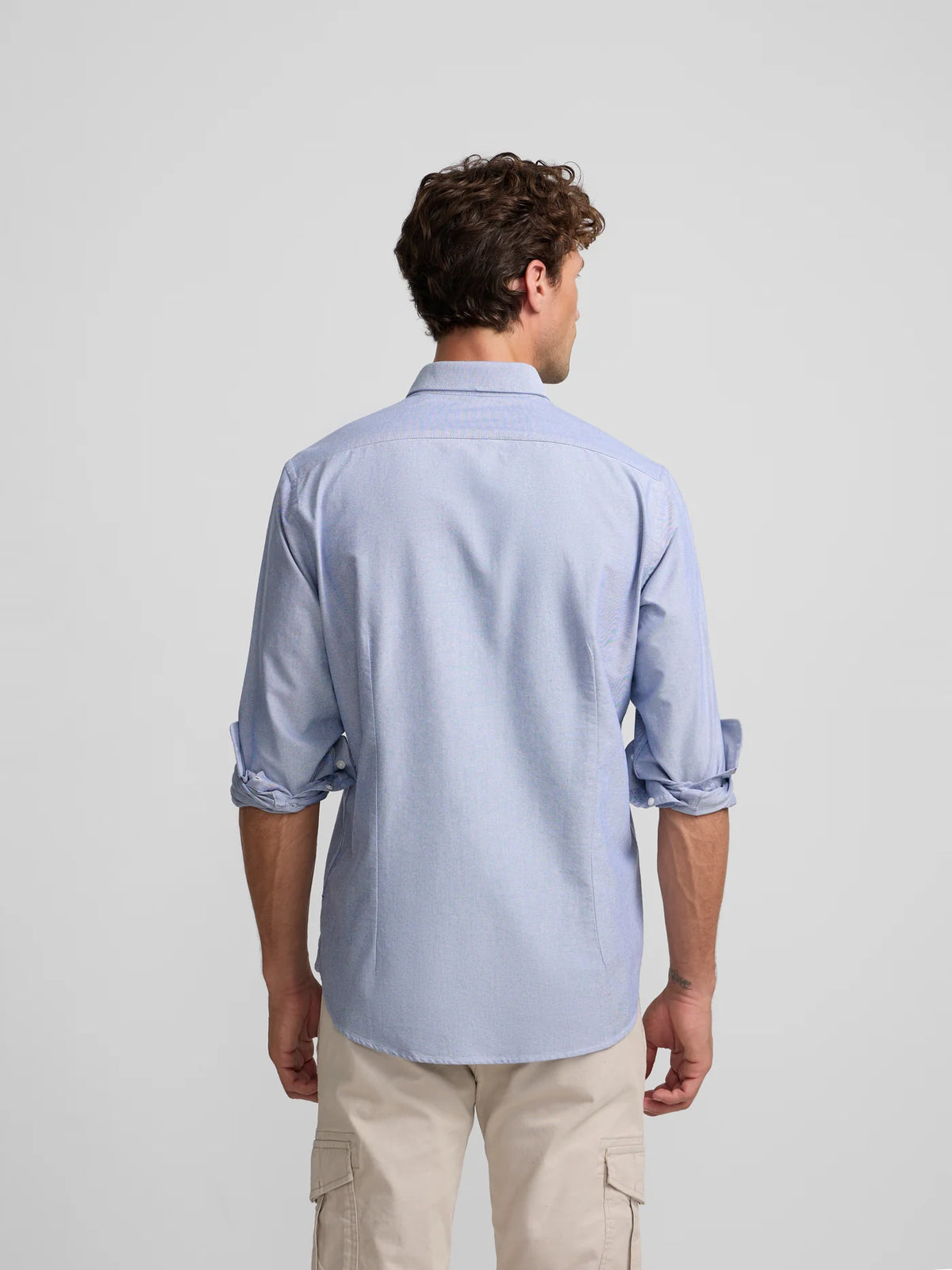 Silbon camisa vestir oxford navy. EspritCalafell