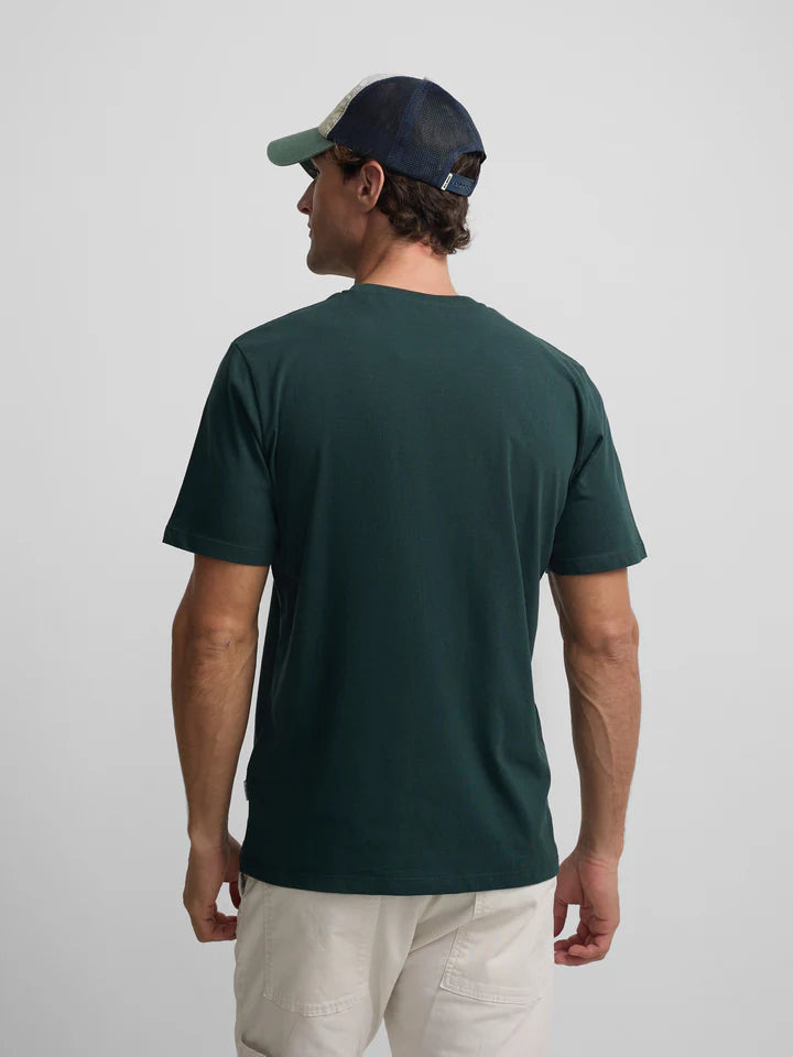 SILBON CAMISETA VERDE OSCURO MINILOGO
