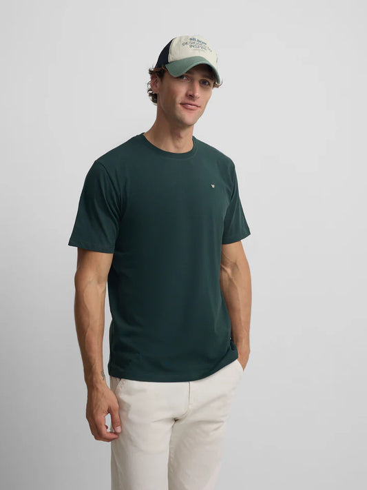 SILBON CAMISETA VERDE OSCURO MINILOGO