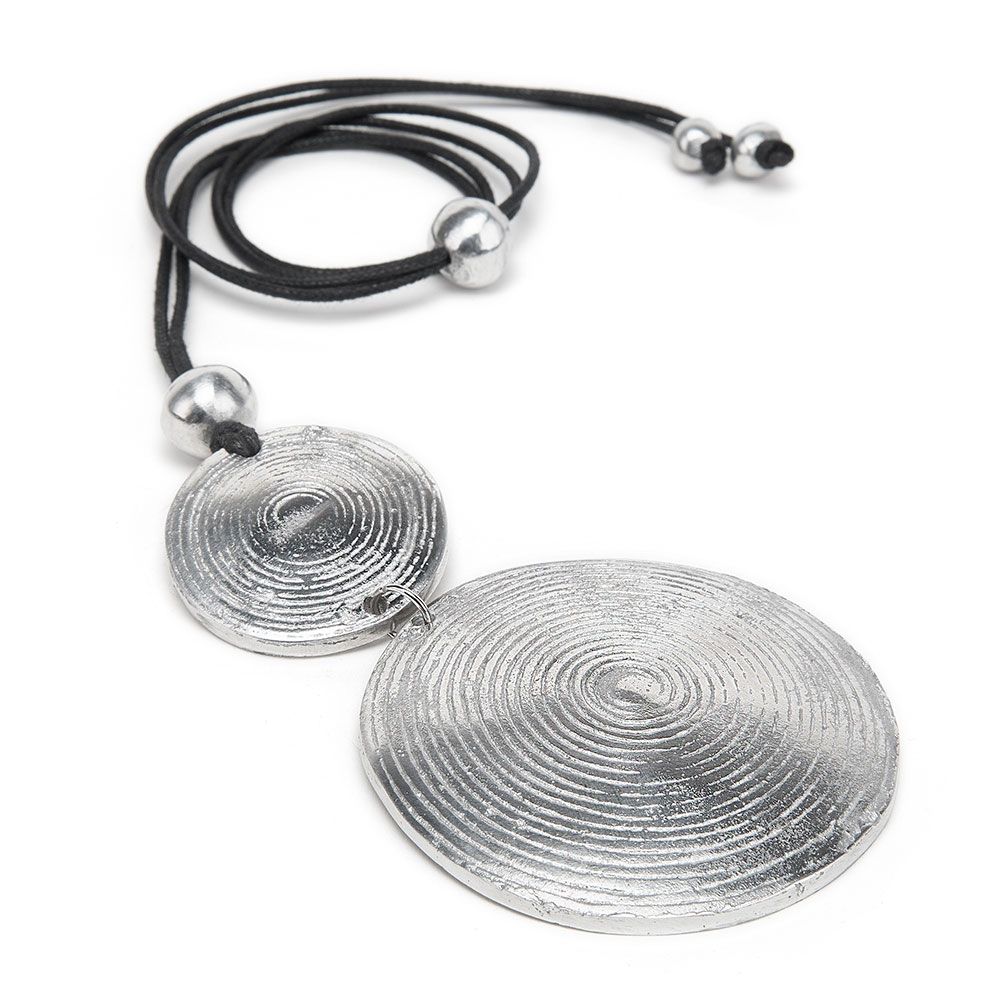 COLLAR DE HILO AJUSTABLE REDOND GRABADO