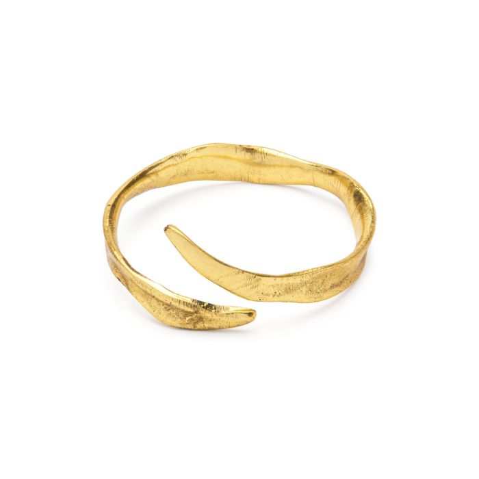 PULSERA ORO BORDES IRREGULARES