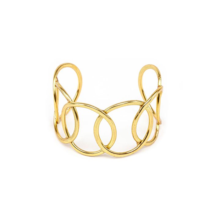 PULSERA DISEÑO CIRCULOS RETORCIDOS