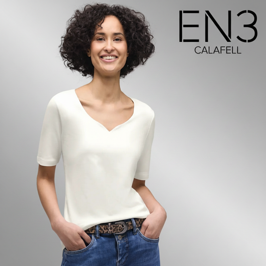 EN3CALAFELL CAMISETA BASICA  ESCOTE CORAZON STREET ONE