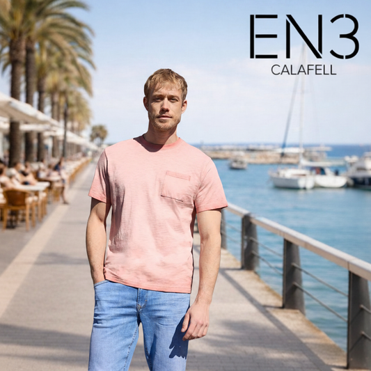 STREET ONE MEN CAMISETA CUELLO CONTRASTADO