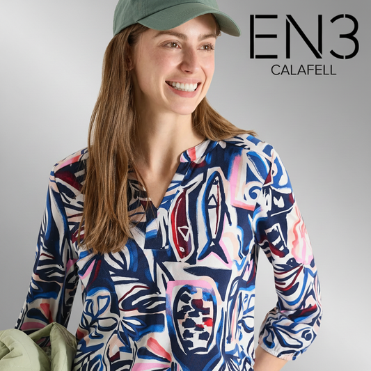 CECIL BLUSA DE ALGODON ESTAMPADA