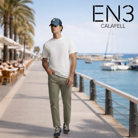 SILBON PANTALON TEJANO 5 BOLSILLOS VERDE CLARO